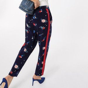 Contrasting Side Seam Slim Pants - Reitmans - 16